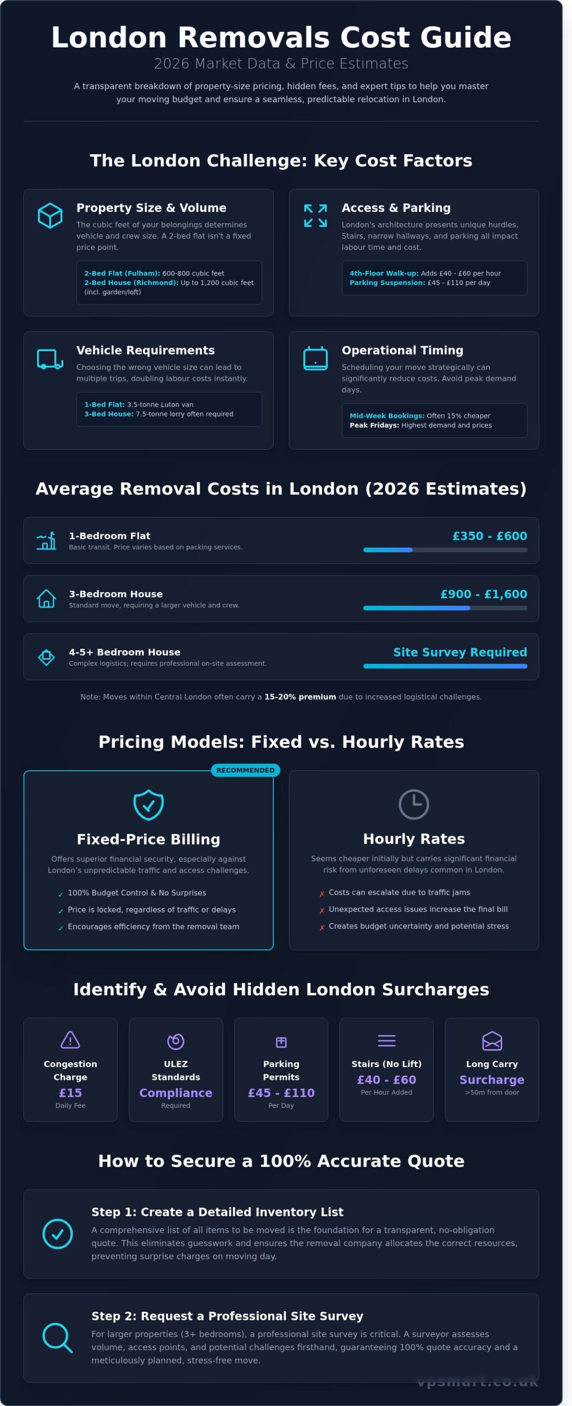 Average Cost of Removals London: 2026 Price Guide