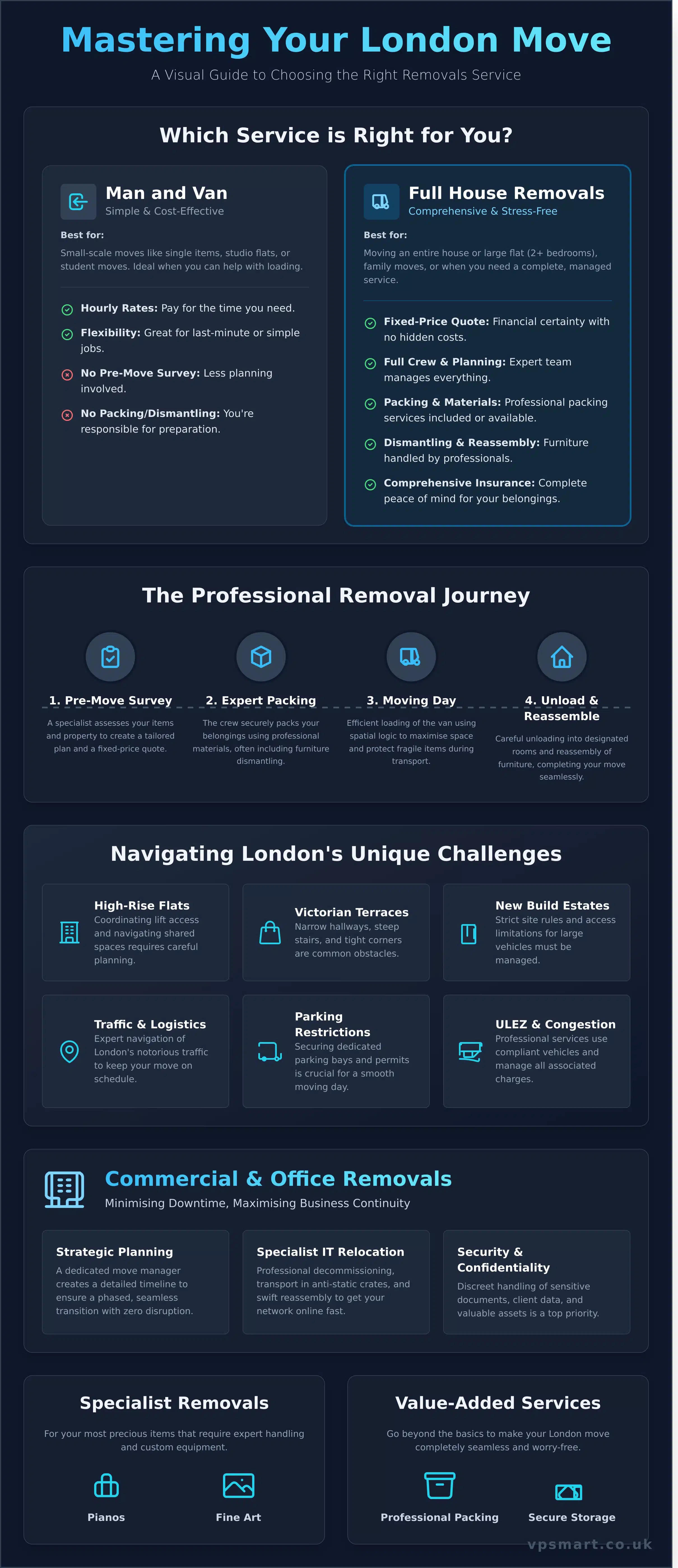 Removals in London: A Complete Guide to Choosing the Right Service – VP Smart Removals