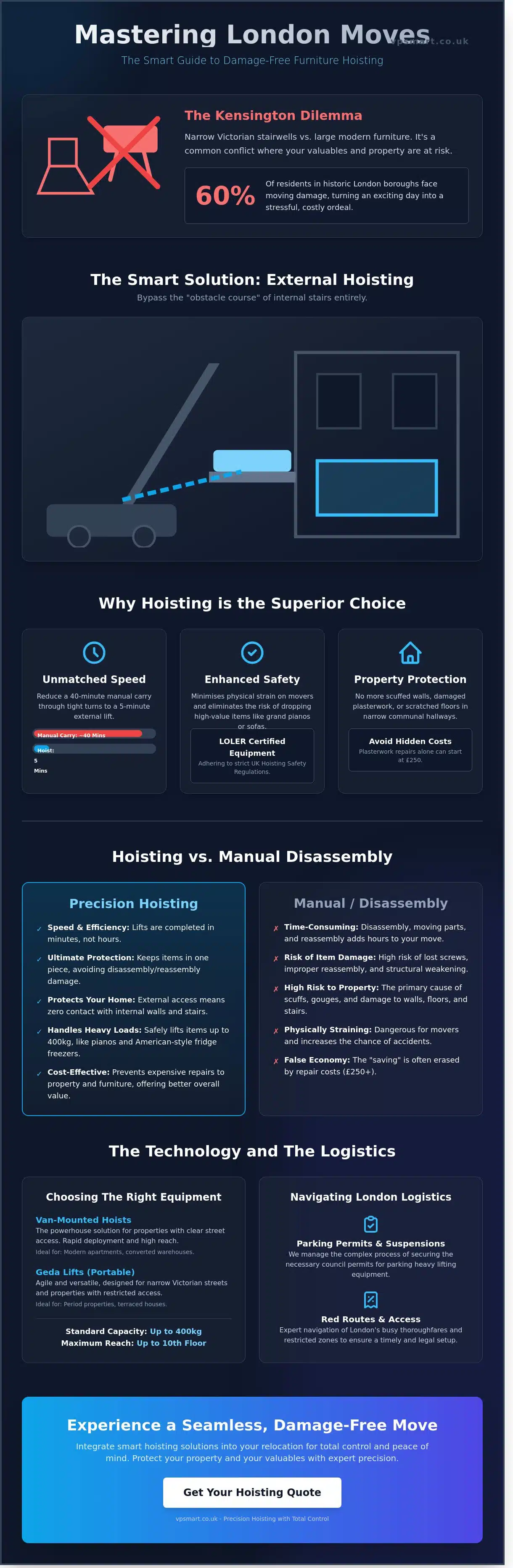 Expert Furniture Hoisting Service in London: The Complete 2026 Guide