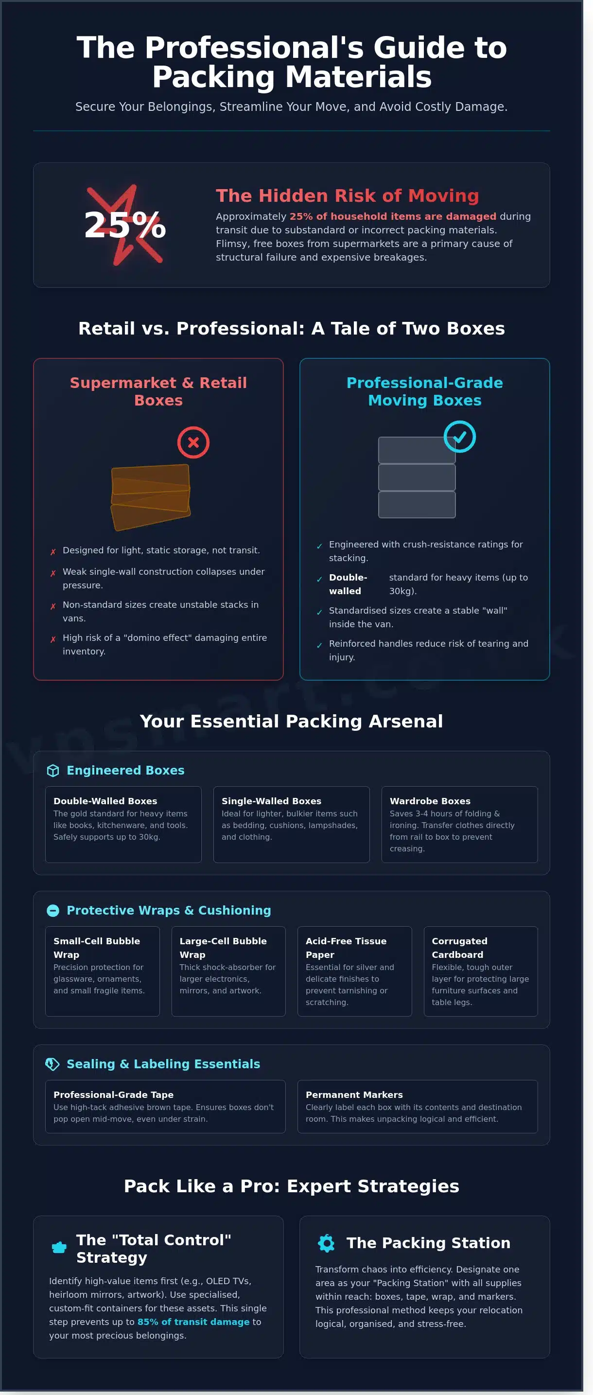 Packing Materials London: The Ultimate 2026 Guide to Moving Supplies