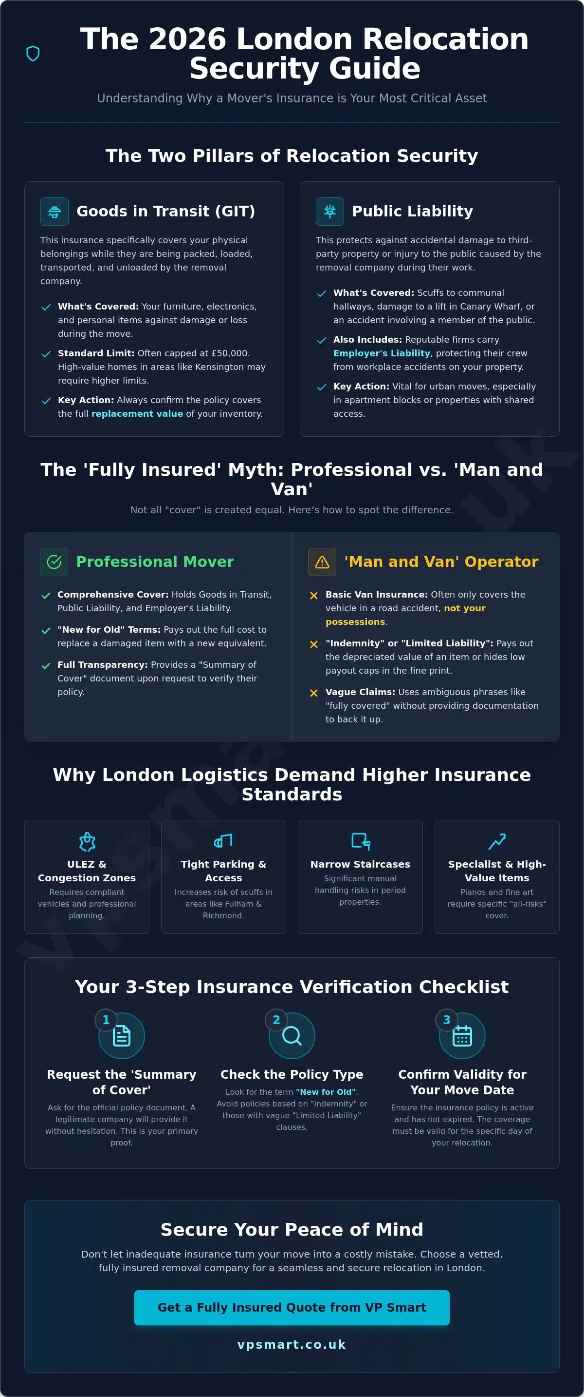 Fully Insured Removal Companies London: The 2026 Relocation Security Guide