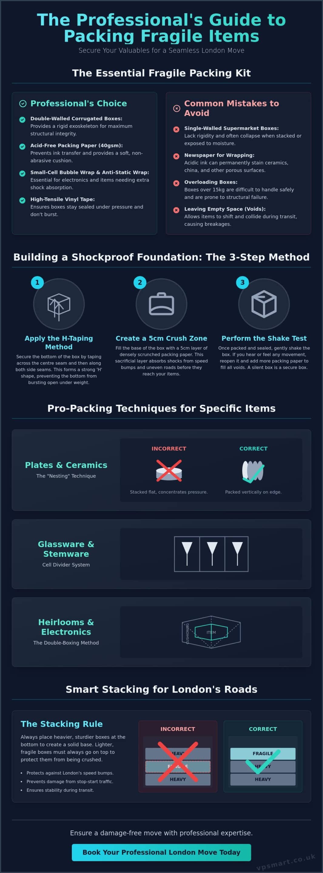 How to Pack Fragile Items for Moving: The Expert London Guide (2026)