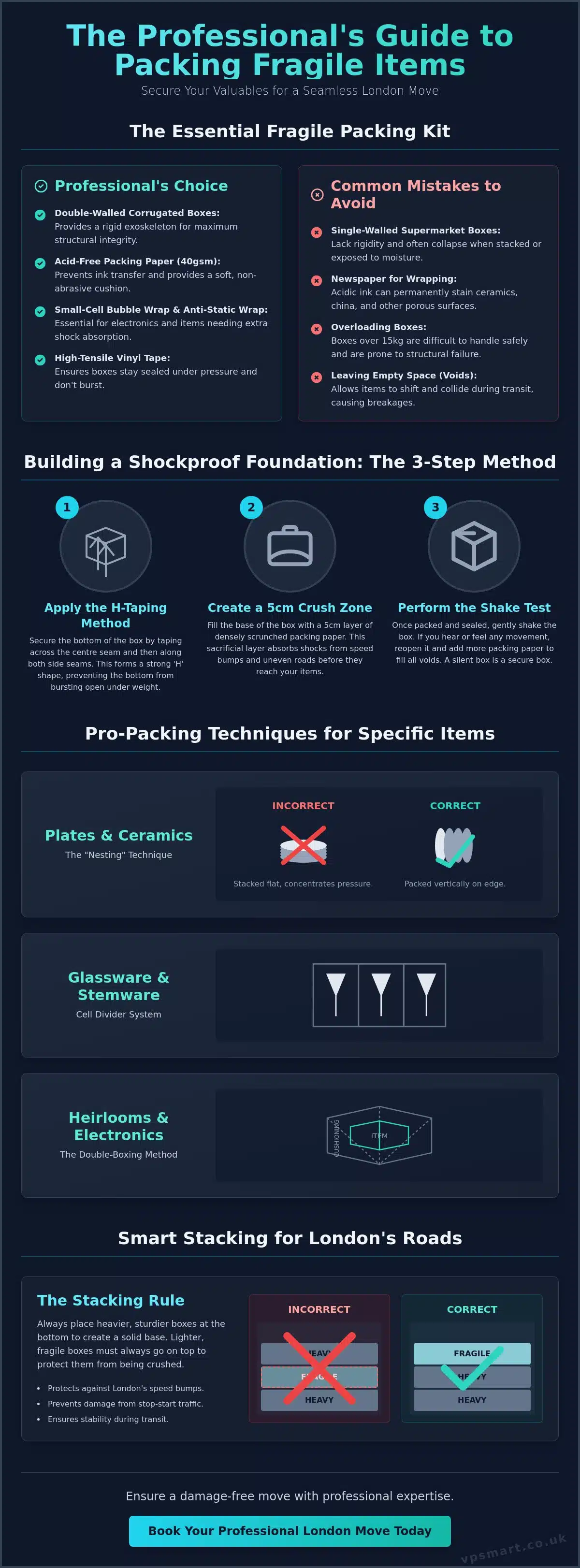 How to Pack Fragile Items for Moving: The Expert London Guide (2026)