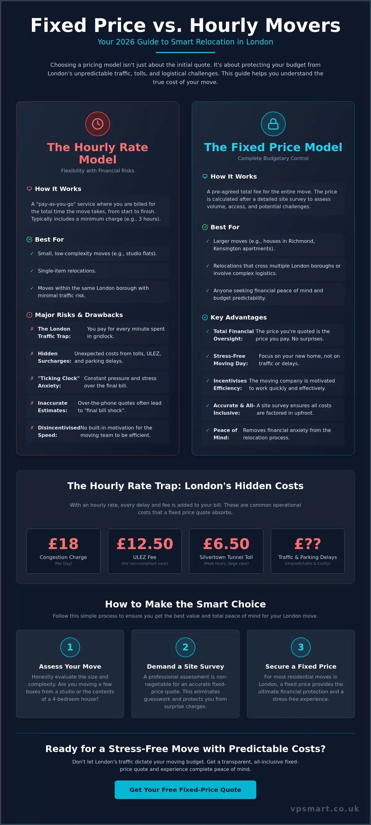 Fixed Price vs Hourly Movers London: Which is Best for Your 2026 Move?