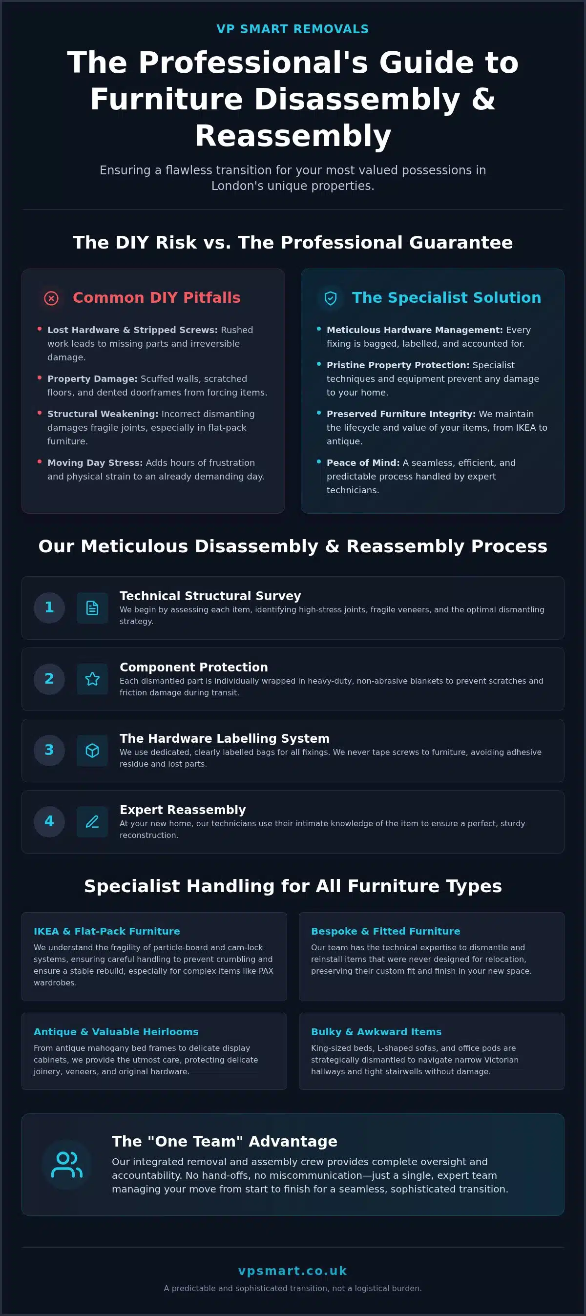 Furniture Disassembly and Reassembly Service London: The 2026 Expert Guide