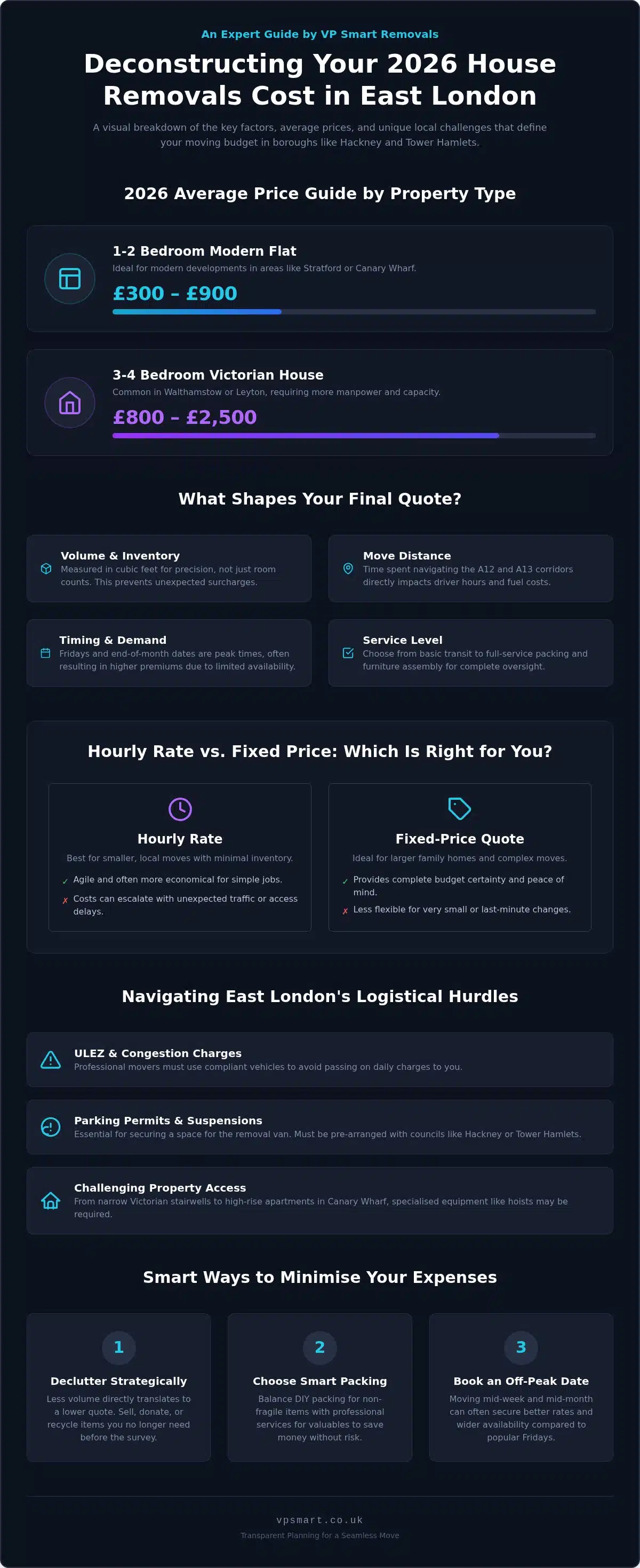 House Removals Cost East London: The 2026 Pricing & Logistics Guide